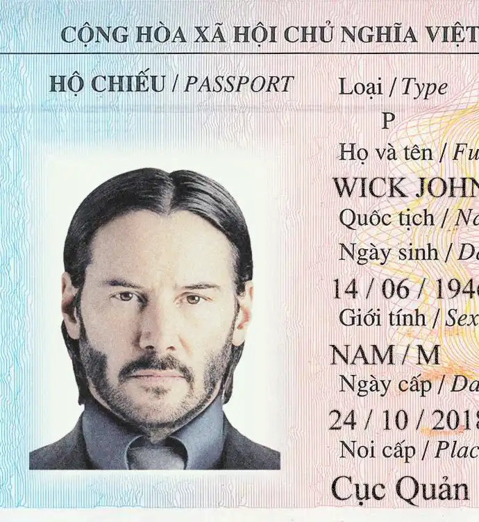 Owl Psd Vietnam Passport Template 2005 4629